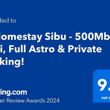 H Homestay Sibu - 1000Mbps 1Gbps Wifi, Astro & Auto Gate Parking Semi Detached House! Luaran gambar