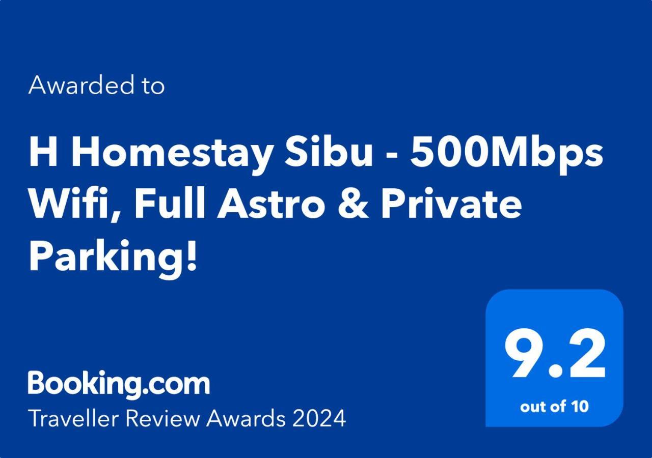 H Homestay Sibu - 1000Mbps 1Gbps Wifi, Astro & Auto Gate Parking Semi Detached House! Luaran gambar
